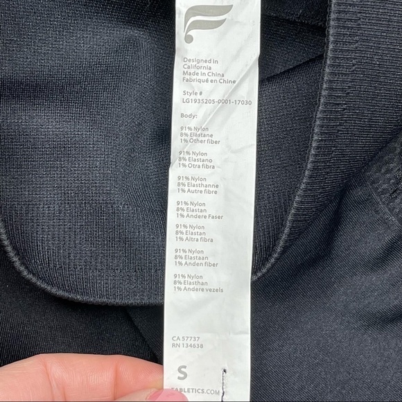 Fabletics Sync High-Waisted Perforated 7/8 Leggings size small - Picture 12 of 13